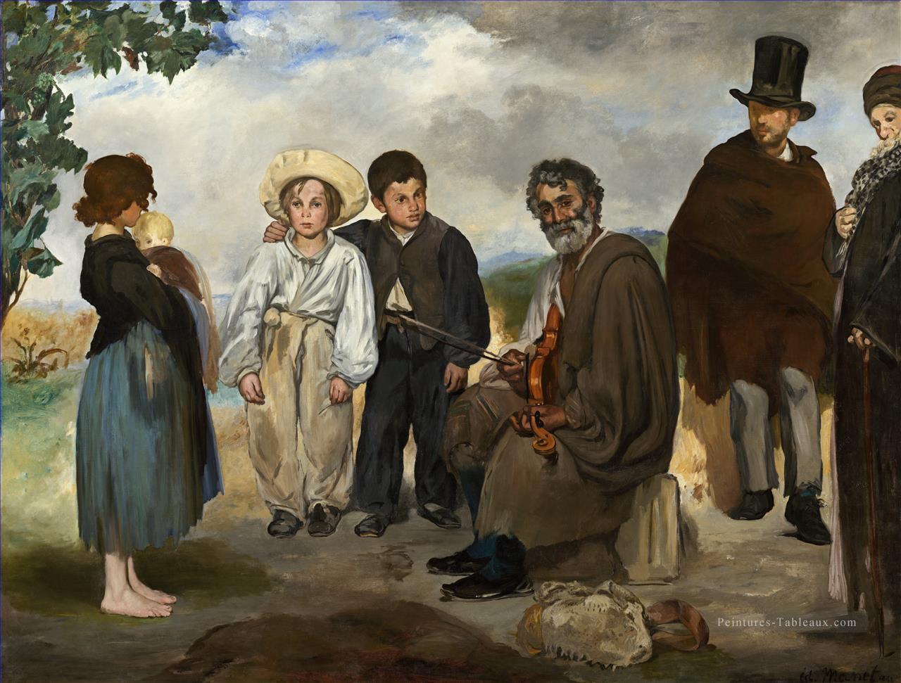 Le vieux musicien Édouard Manet Peintures à l'huile
